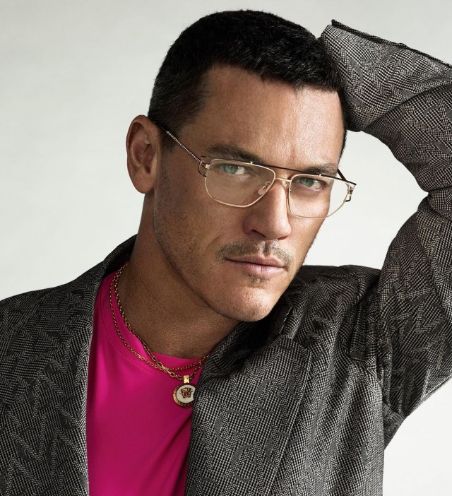 luke evans versace glasses