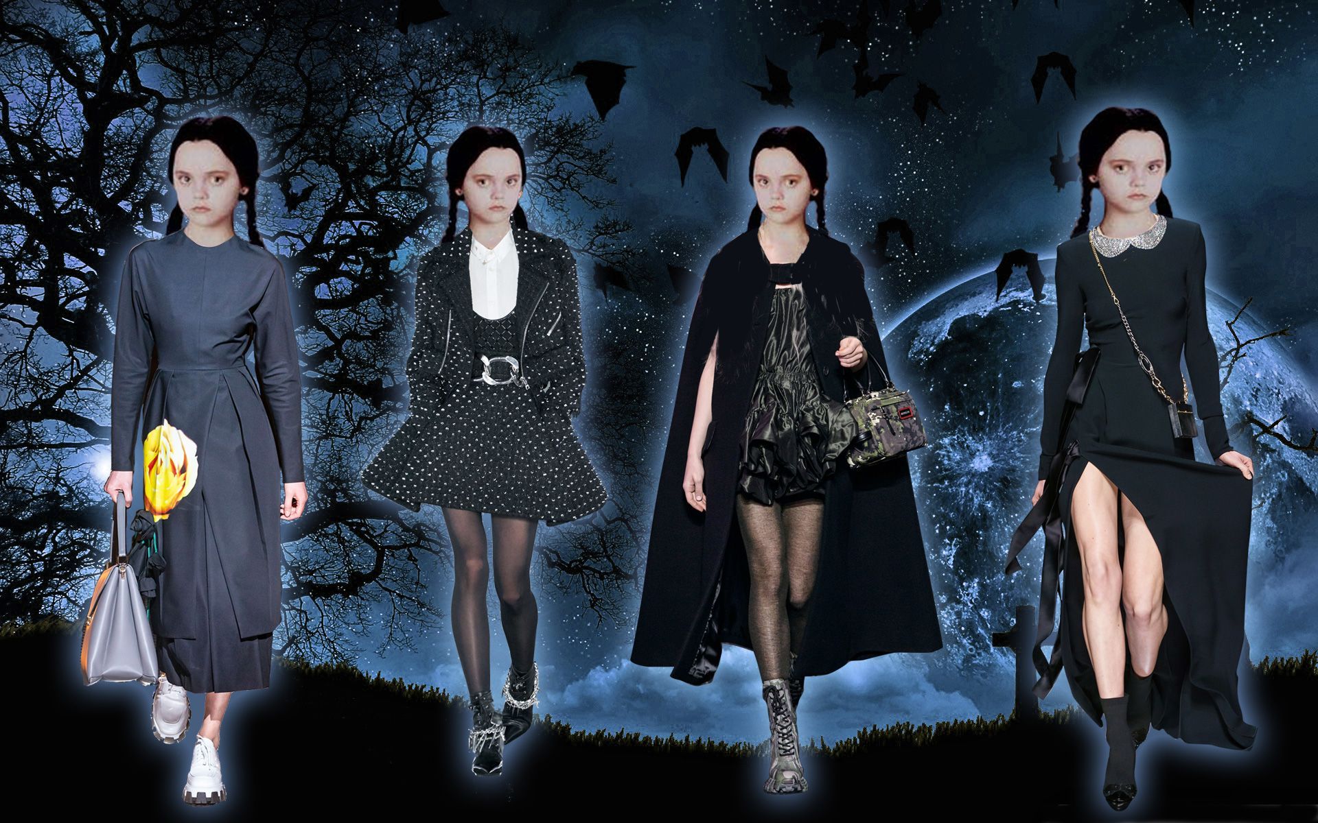 On Wednesday Addams with the help of Photoshop we tried on images from the ...