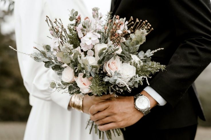 №Н — Букет невесты из кустовой ромашки - Botanic Craft | Цветы и растения в Хабаровске
