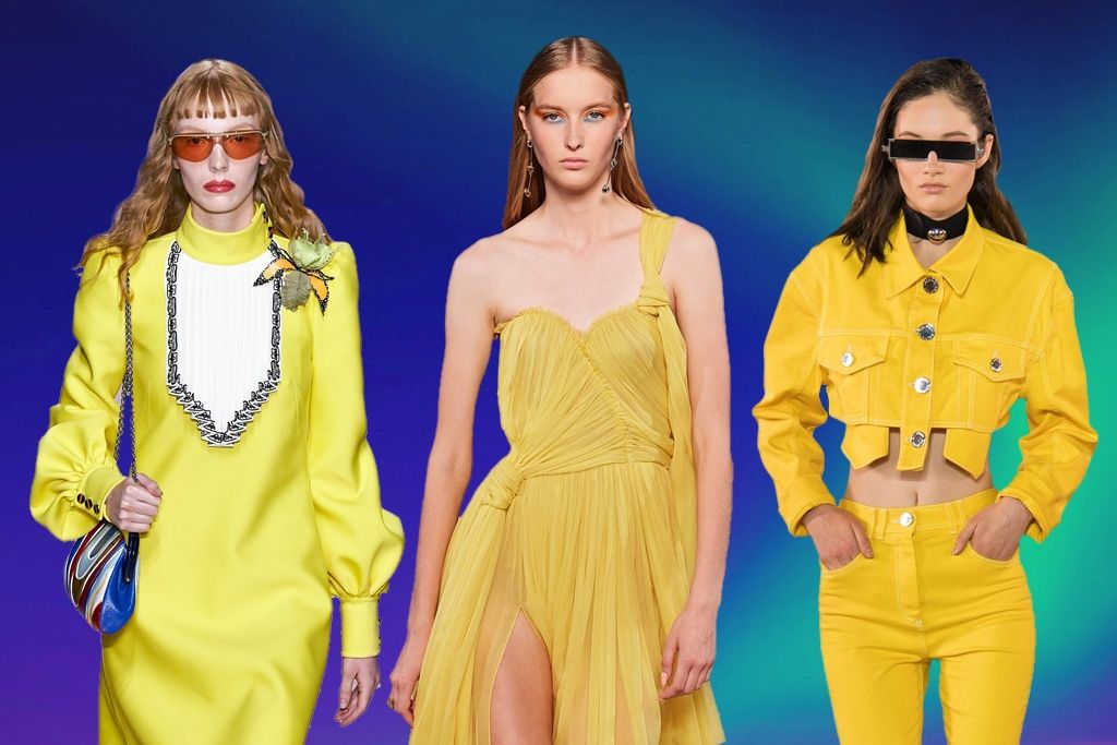 Yellow is trending for spring summer fashion 2023