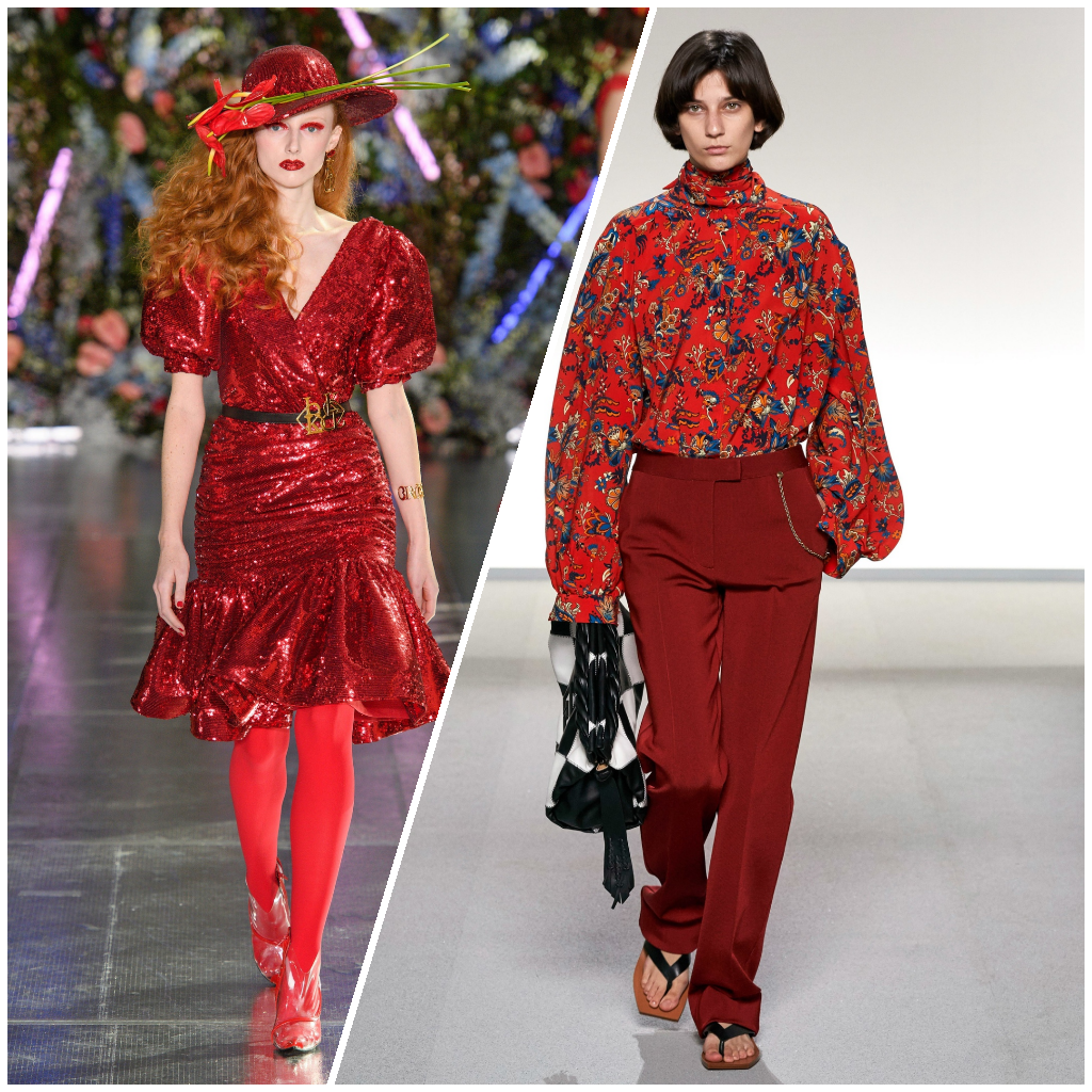 Красный цвет в одежде. Красный цвет в дизайнерской одежде. Красная одежда разные оттенки. Ягодные оттенки в одежде.