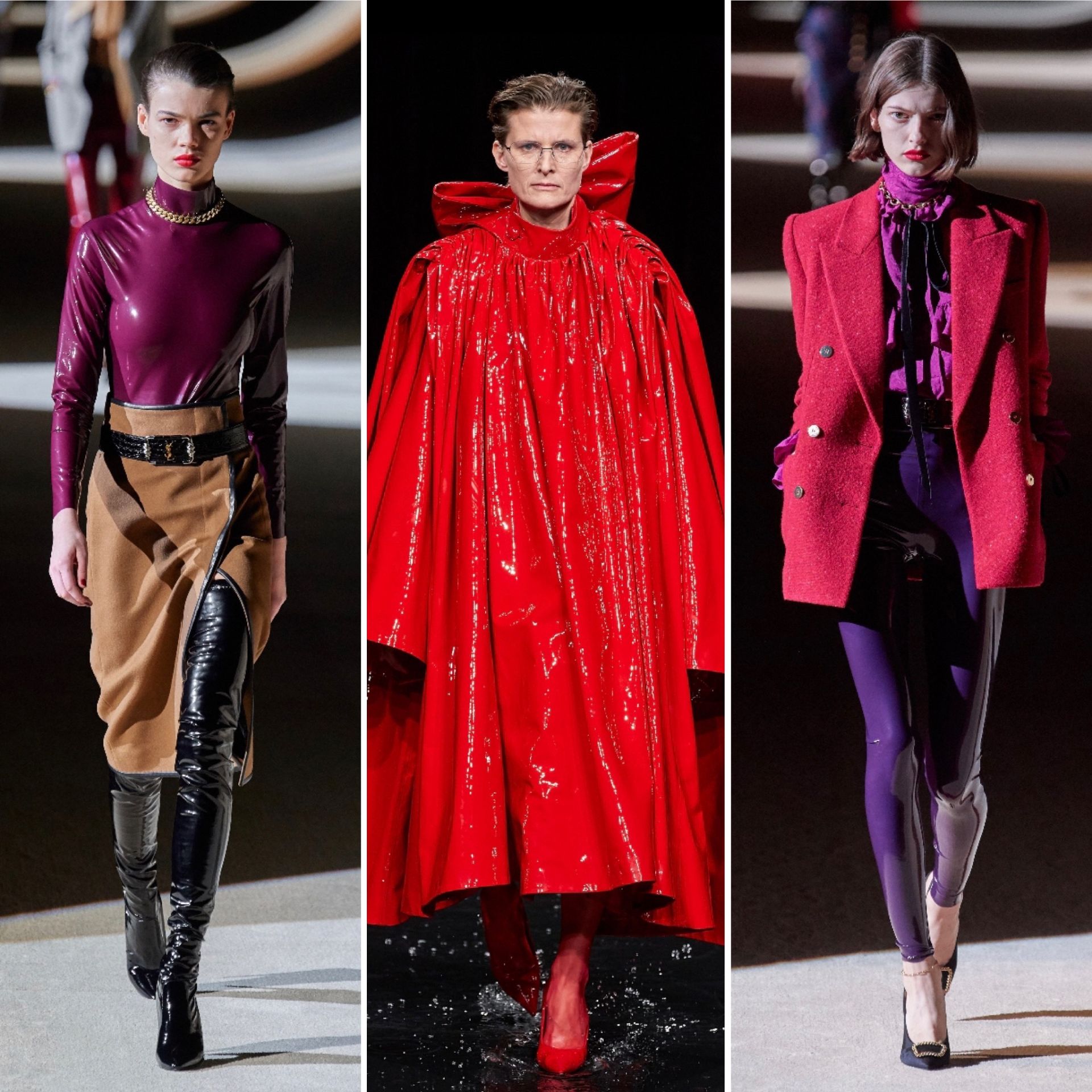 Одежда из латекса - самый смелый тренд осени 2020: берем пример с Ким Кардашьян | World Fashion Channel